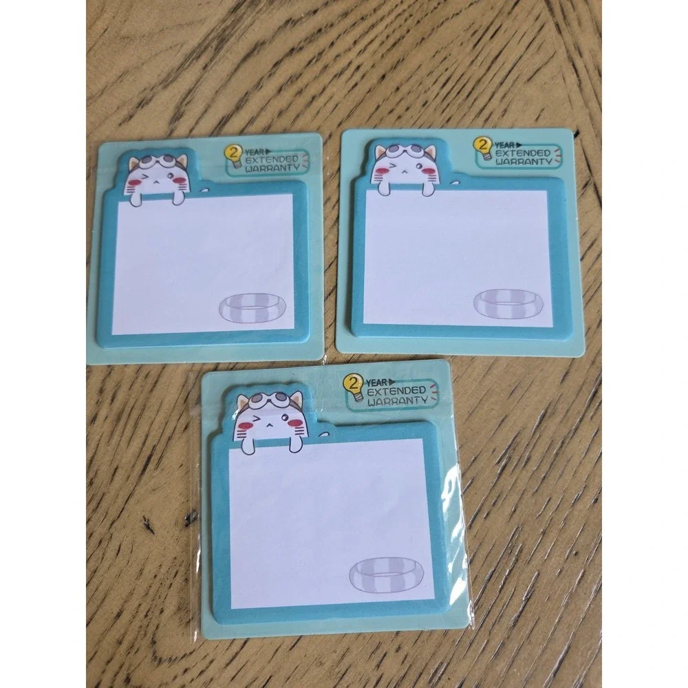 Post It Notes Lot Of 16 Different Post It Notes Camo Cats lightbulb New Variety